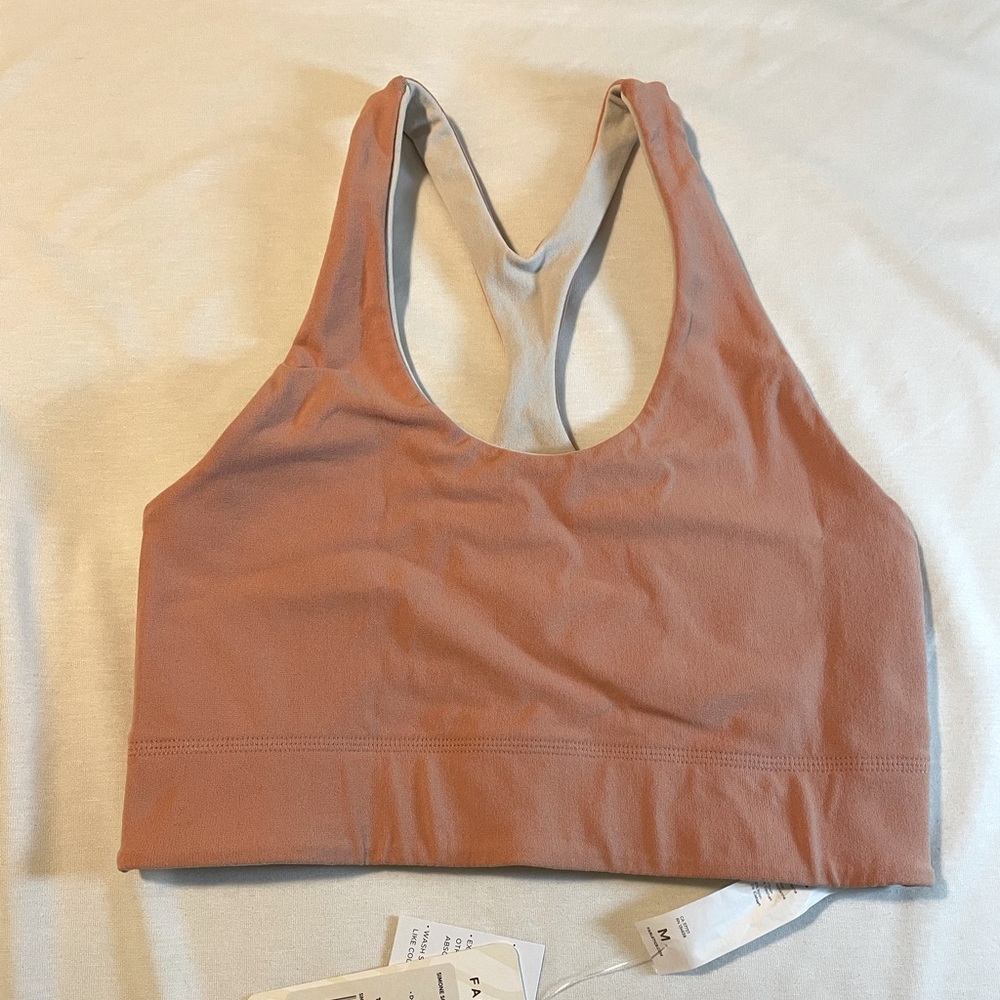 Fabletics Simone Sculptknit Reversible Midi Bra